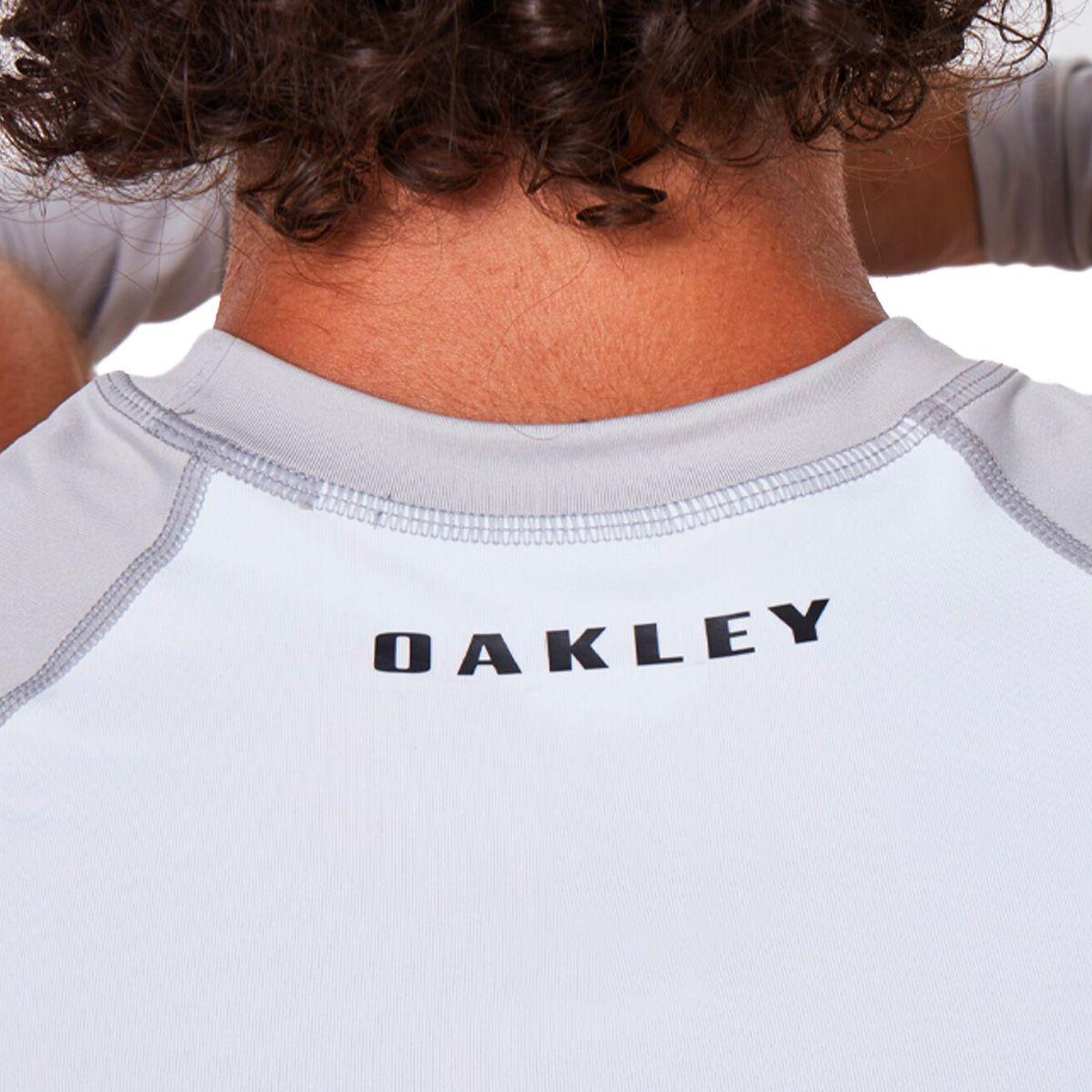 Polera Oakley Color Block Hombre White-3