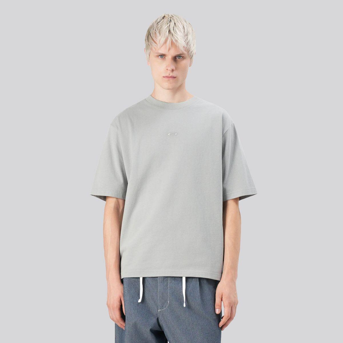 Polera Oakley Futurescape Fossil Cement Hombre Gris-0