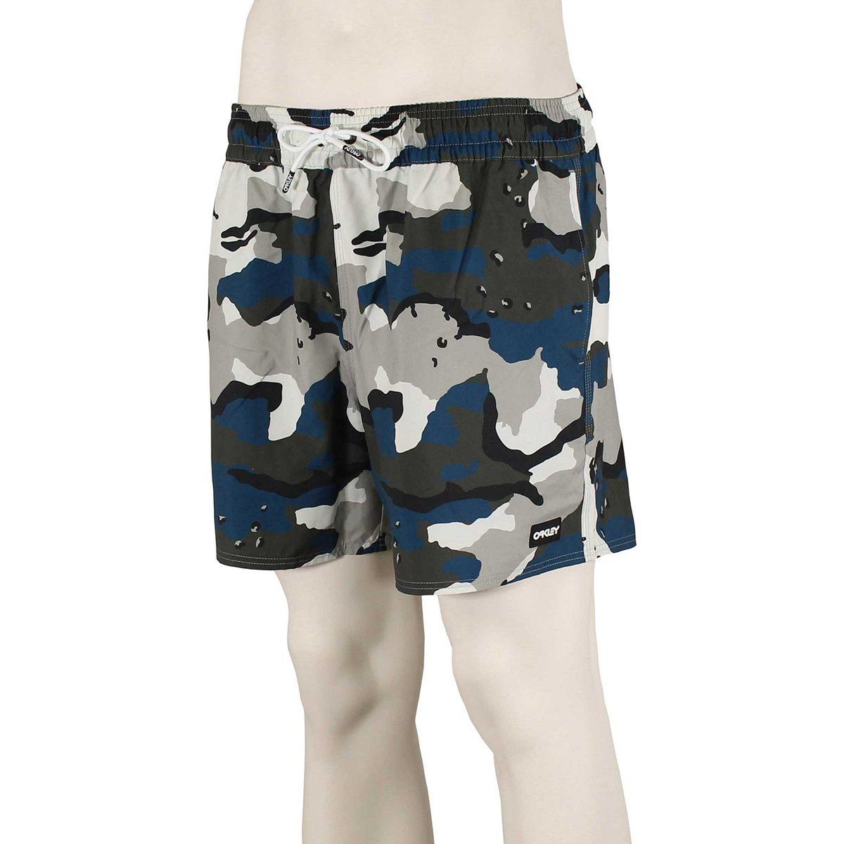 Boardshort Oakley Camo 16" RC Hombre Blue/Grey-0