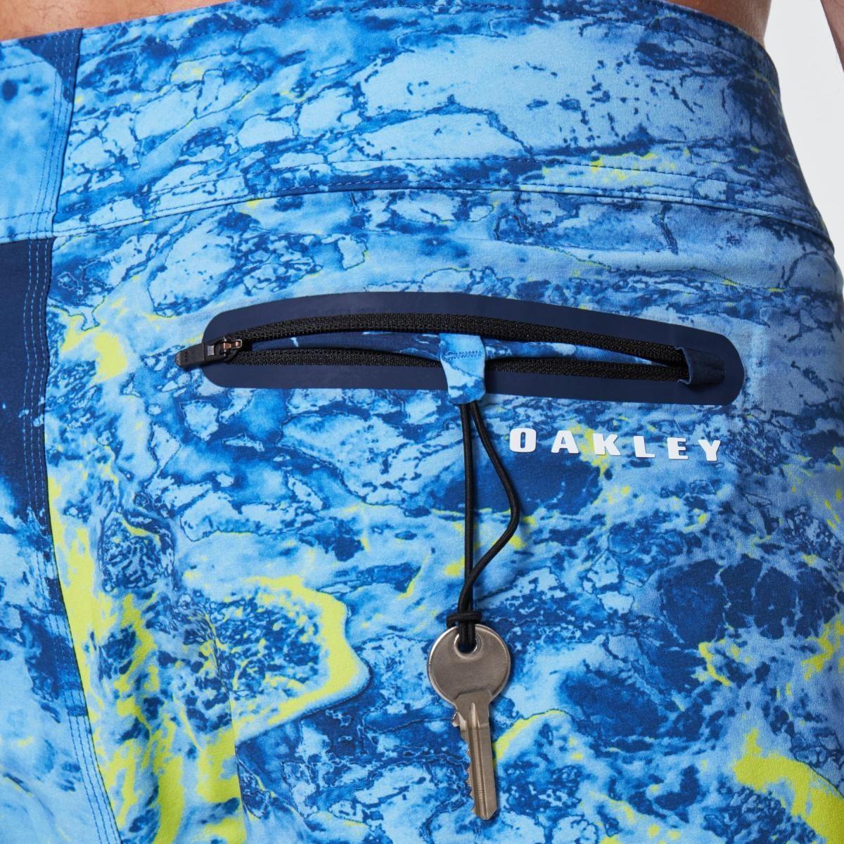 Boardshort Oakley Neon Waves 18 Hombre Azul-4