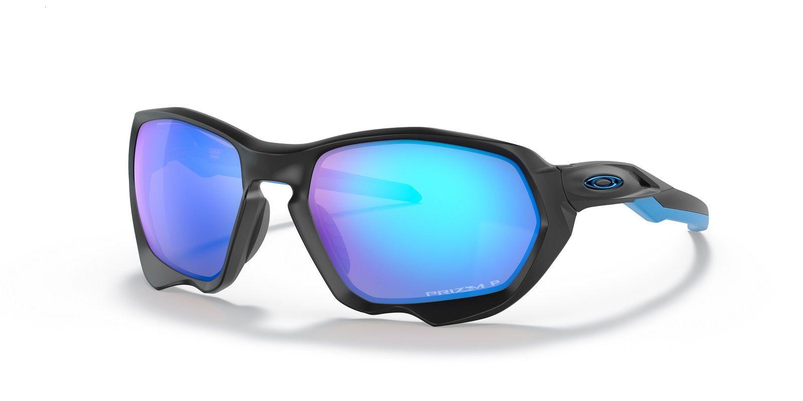 Lentes Oakley Plazma Matte Hombre Black Prizm Sapphire-0