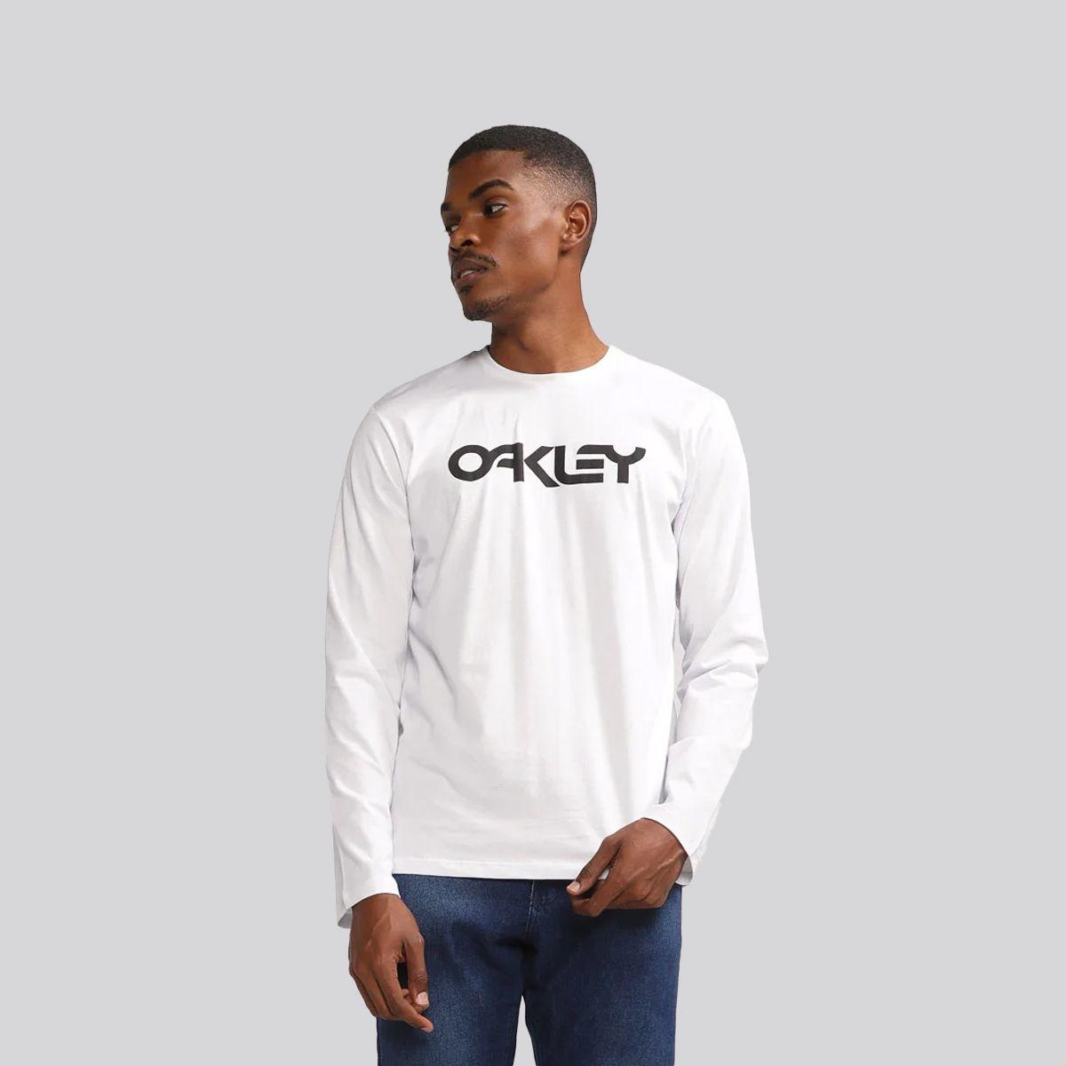 Polera Hombre Mark II LS Oakley White-0