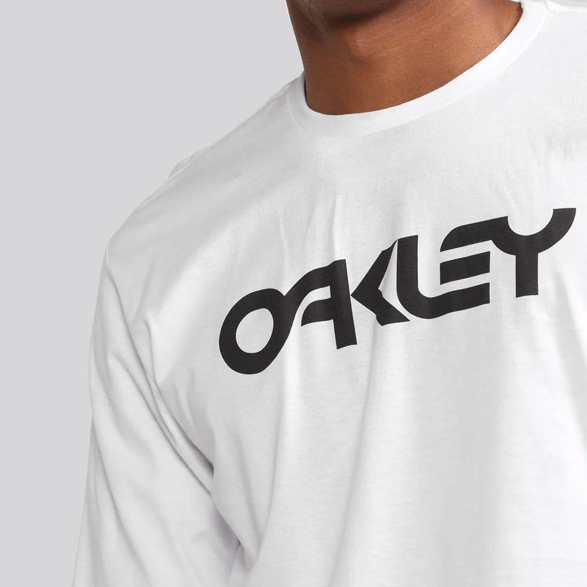 Polera Hombre Mark II LS Oakley White-3