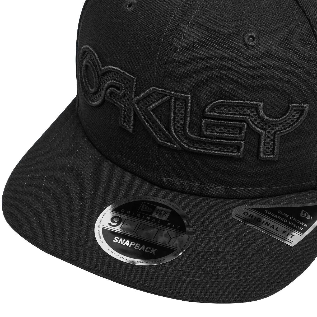 Jockey Oakley Meshed B1B Hombre Negro-2