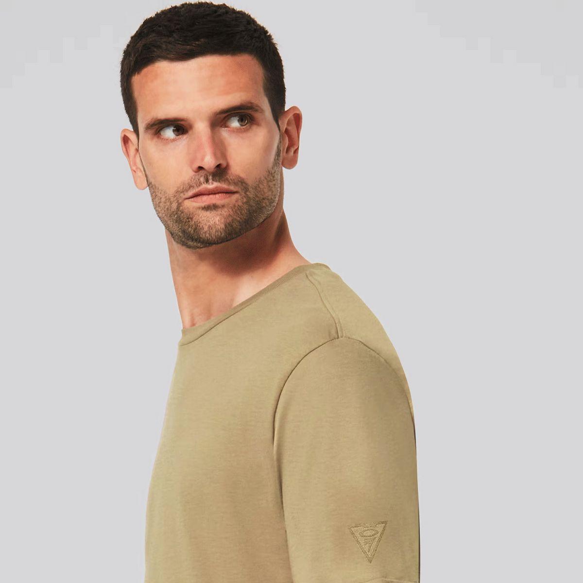 Polera Oakley SI Core Hombre Beige-3