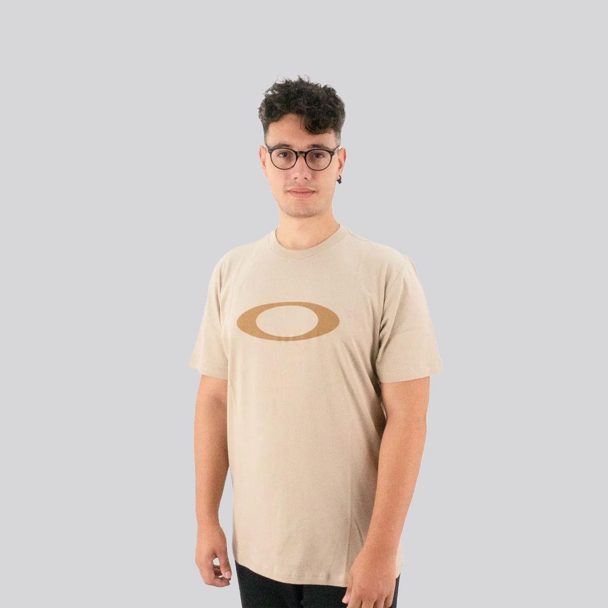 Polera Hombre O-Ellipse Oakley Beige-0