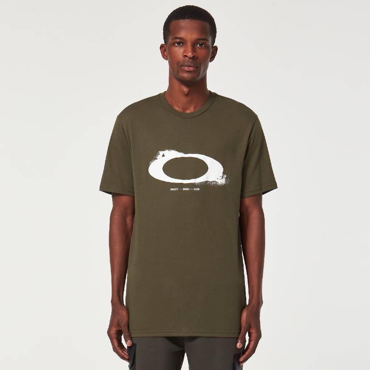 Polera Oakley Elipse Nebulos Hombre Verde-0
