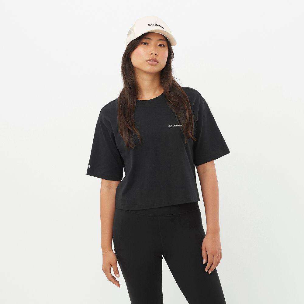 Polera Mujer Salomon Logo Short Tee W Ne Salomon-0
