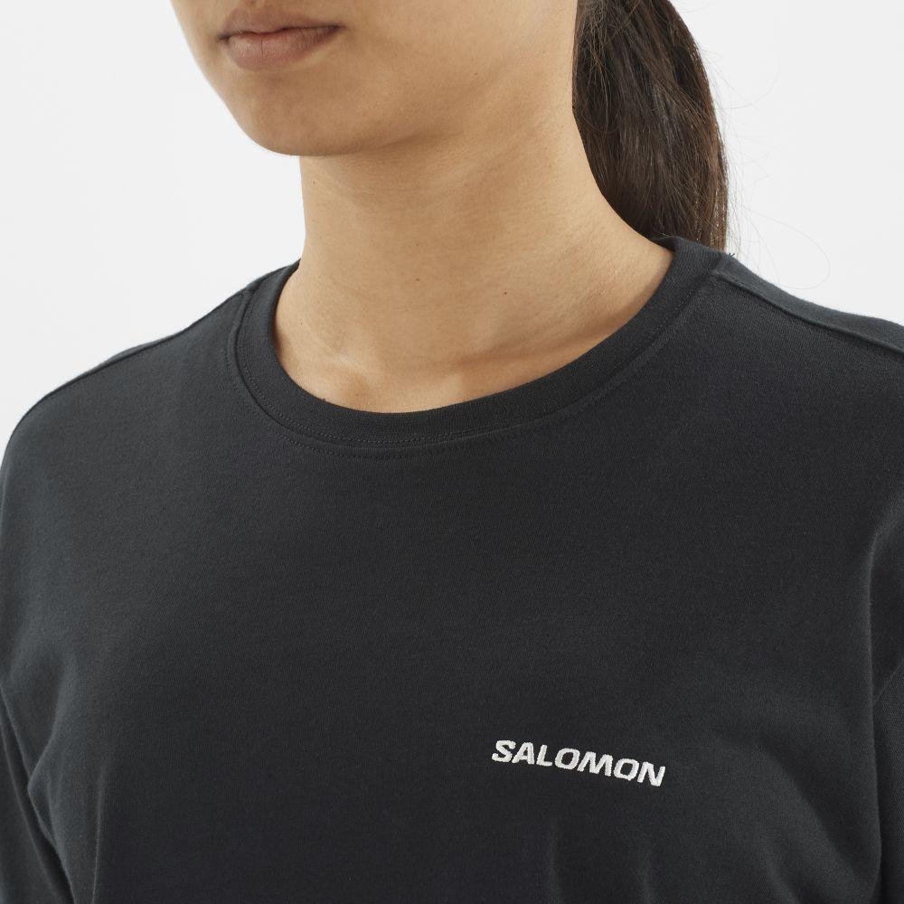 Polera Mujer Salomon Logo Short Tee W Ne Salomon-3