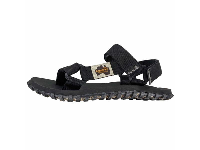 Sandalia Hombre Scrambler Sandal Negro Gumbies-2
