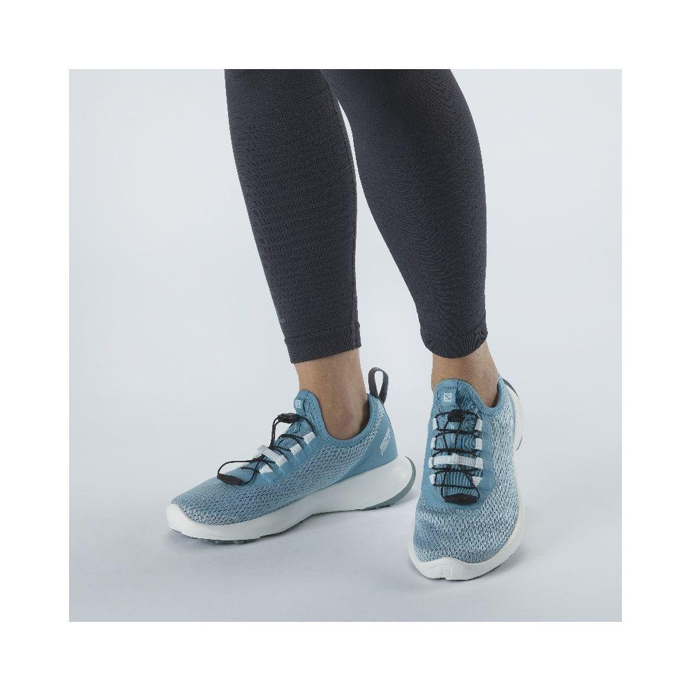 Zapatilla Mujer Sense Feel 2 Celeste Salomon-1