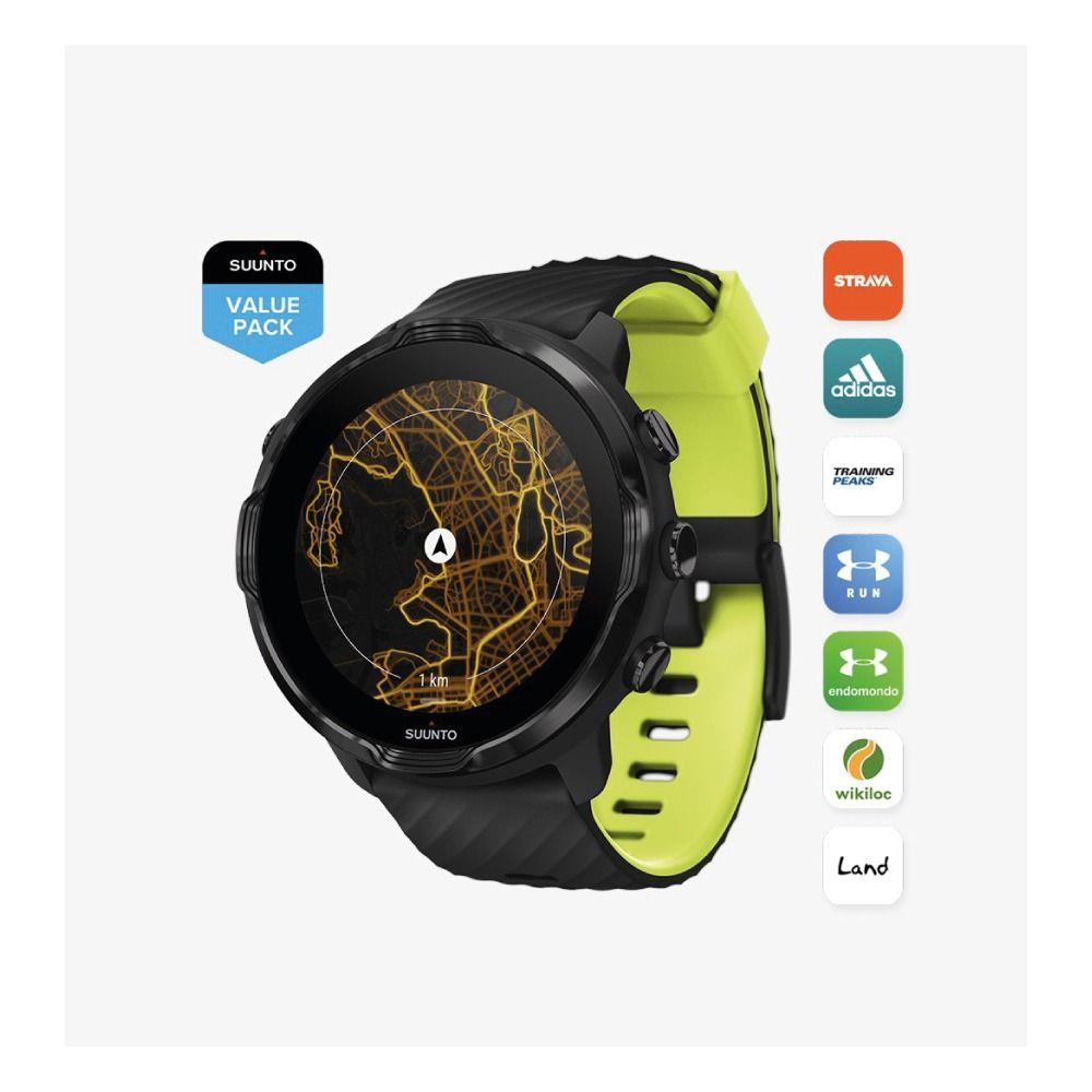 Reloj Smartwatch Suunto 7 Black Lime-1