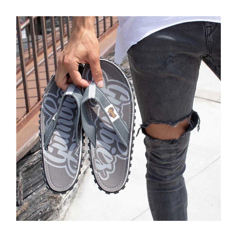 Sandalia Canvas Cool Grey/U Gumbies-3