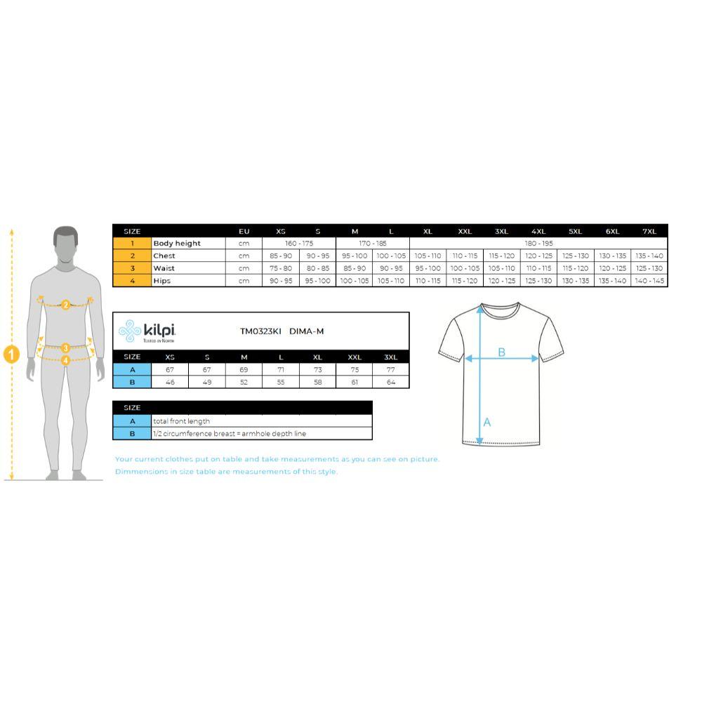 Polera Kilpi DIMA-M Hombre BLK-2
