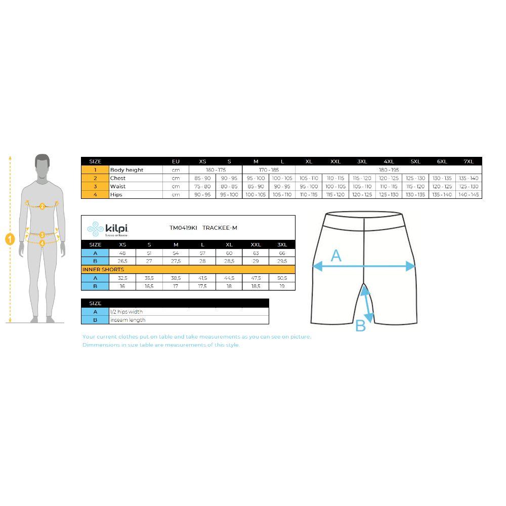 Shorts  Kilpi TRACKEE-M Hombre BLK-4