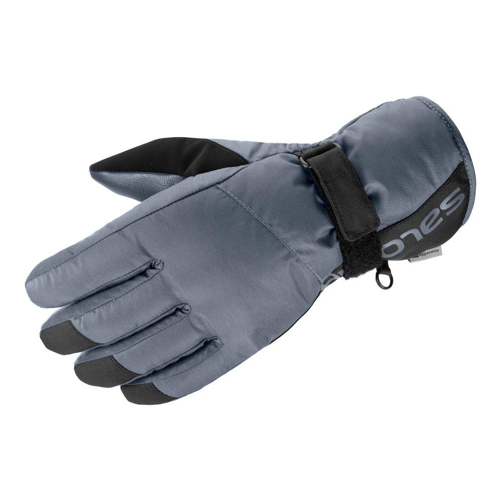 Guantes Hombre Force Dry Gris Salomon-1