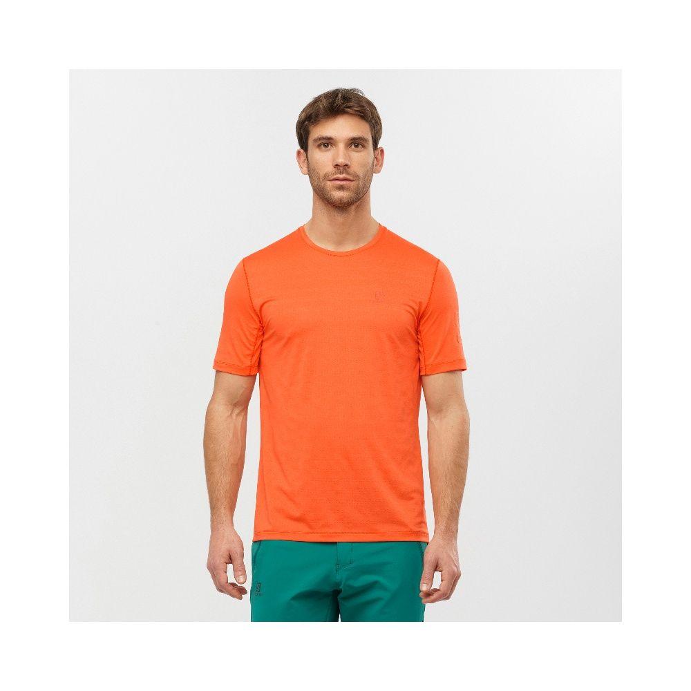 Polera Hombre Xa Naranja Salomon-1
