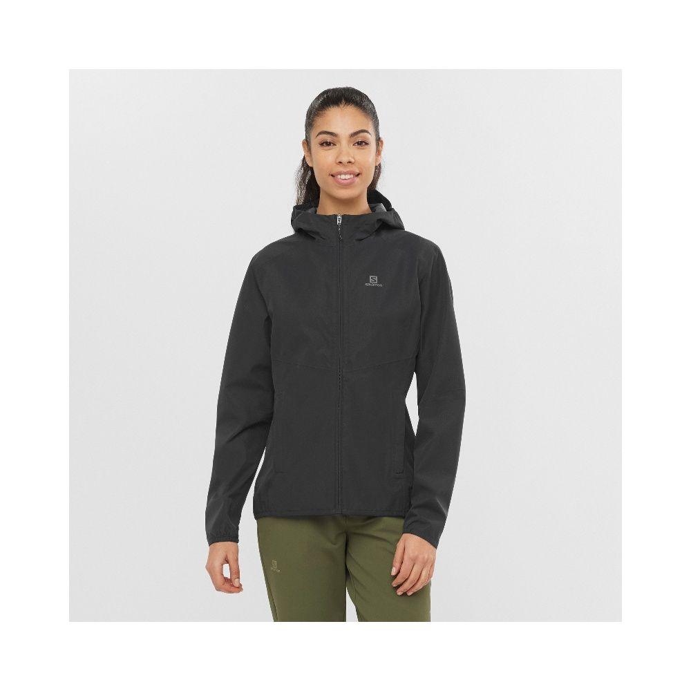 Chaqueta Mujer Essential Waterproof 2.5L Negro Salomon-7