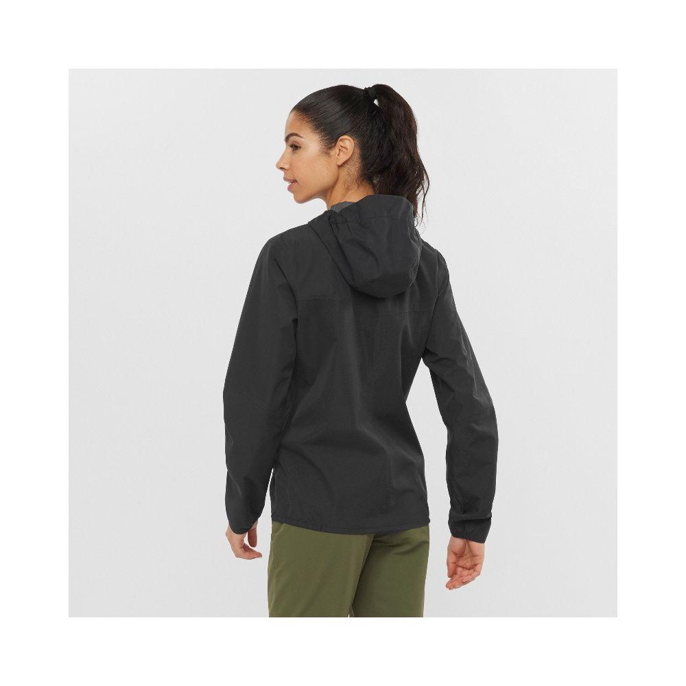 Chaqueta Mujer Essential Waterproof 2.5L Negro Salomon-8