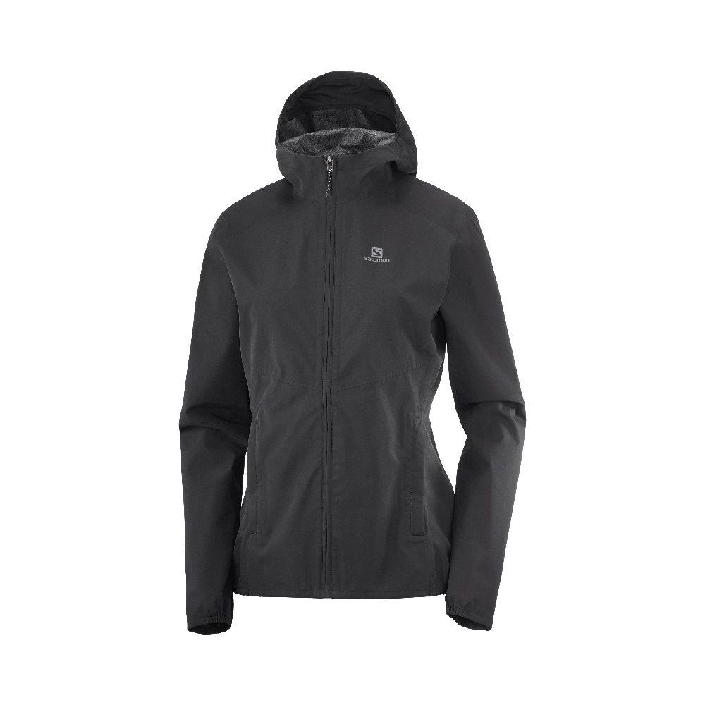Chaqueta Mujer Essential Waterproof 2.5L Negro Salomon-0