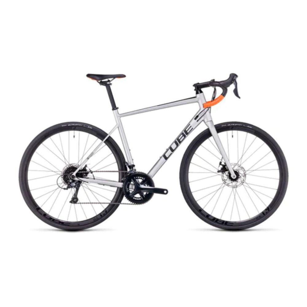 Bicicleta Ruta Cube Attain Pro Silver´N´Orange 58 Cm/ L-0