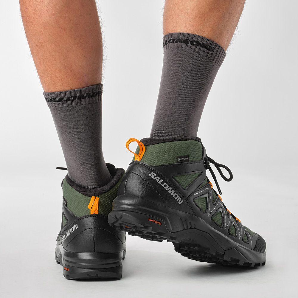 Zapatilla Hombre X Braze Mid Gore-Tex Verde Salomon-3