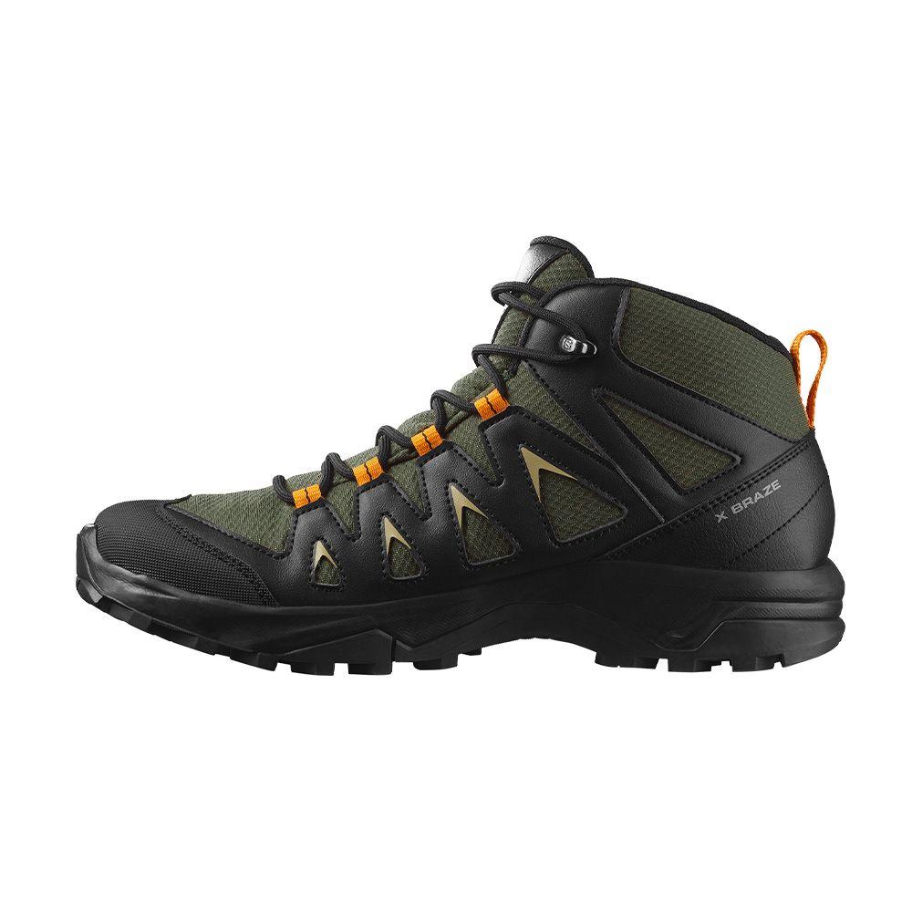 Zapatilla Hombre X Braze Mid Gore-Tex Verde Salomon-4