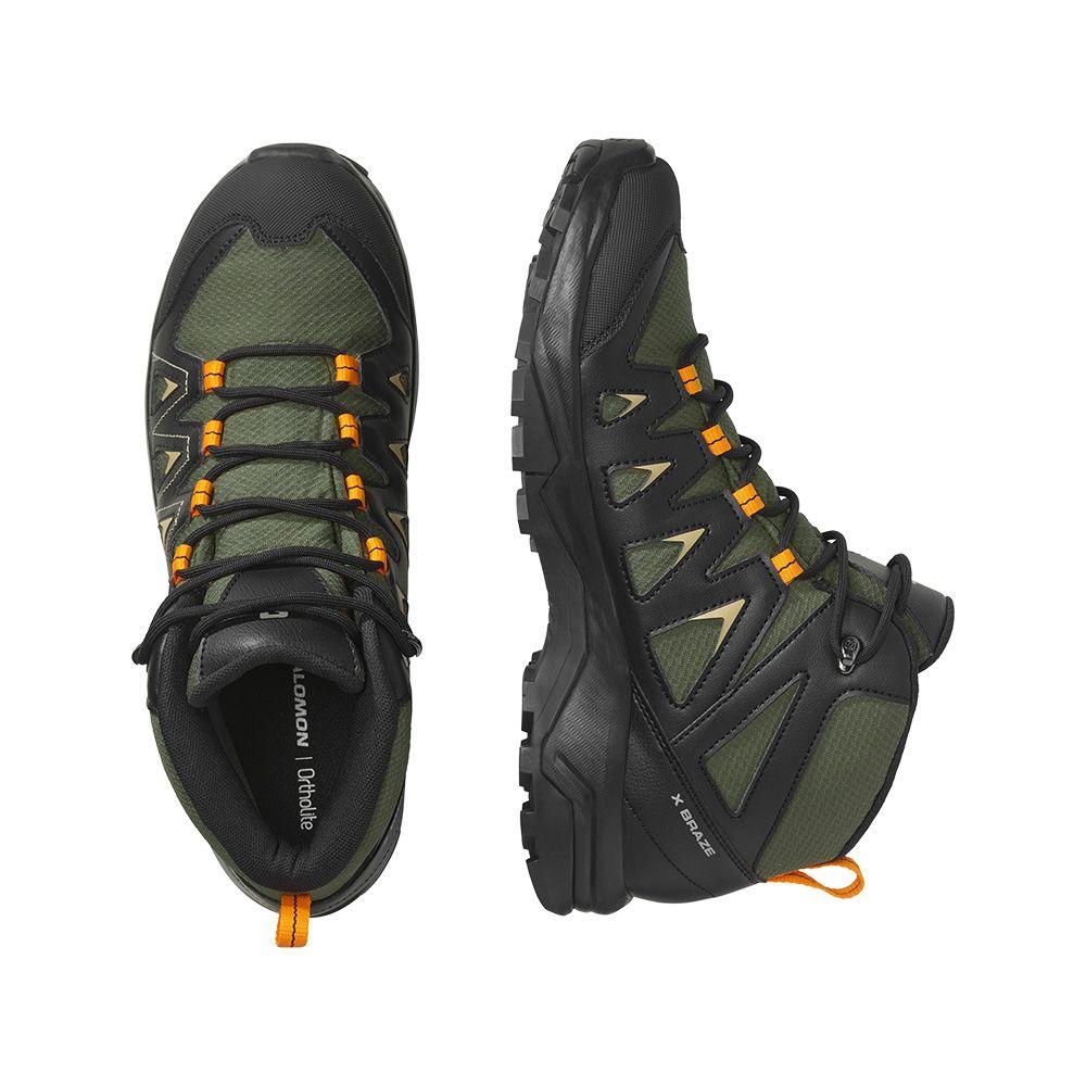 Zapatilla Hombre X Braze Mid Gore-Tex Verde Salomon-7