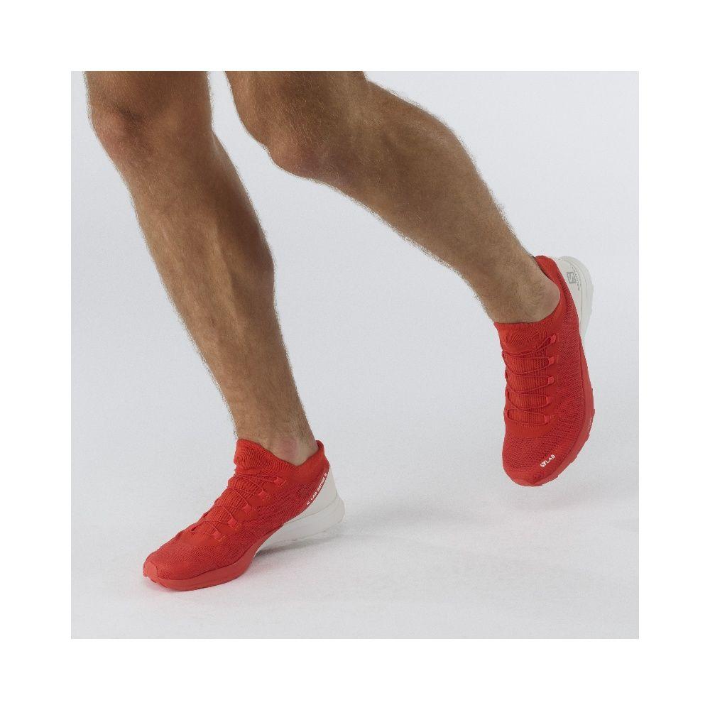 Zapatilla Sin Género S-Lab Sense 8 Rojo Salomon-6