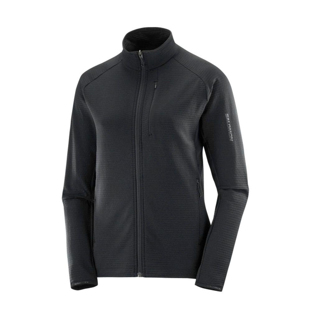 Polerón Mujer Essential Ltwarm Fz W Negro Salomon-5