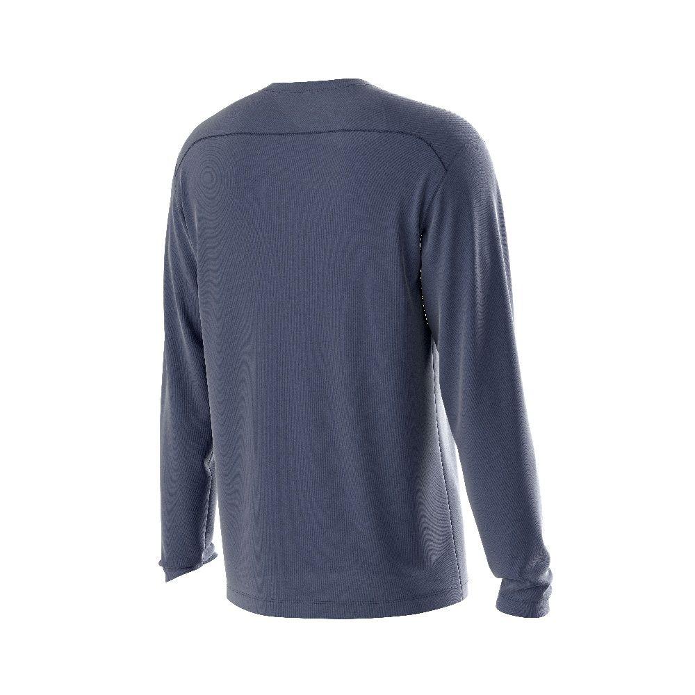 Polera Hombre Essential Azul Salomon-2
