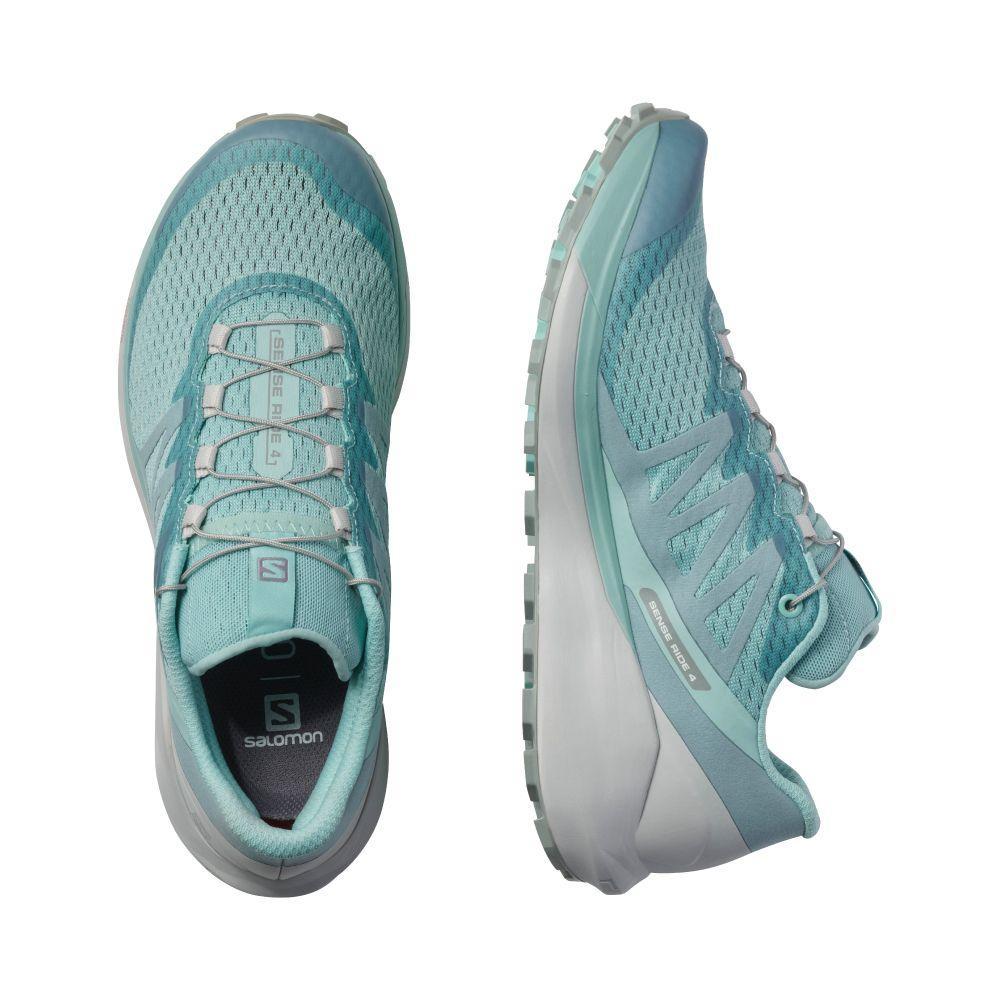 Zapatilla Mujer Sense Ride 4 Celeste Salomon-4