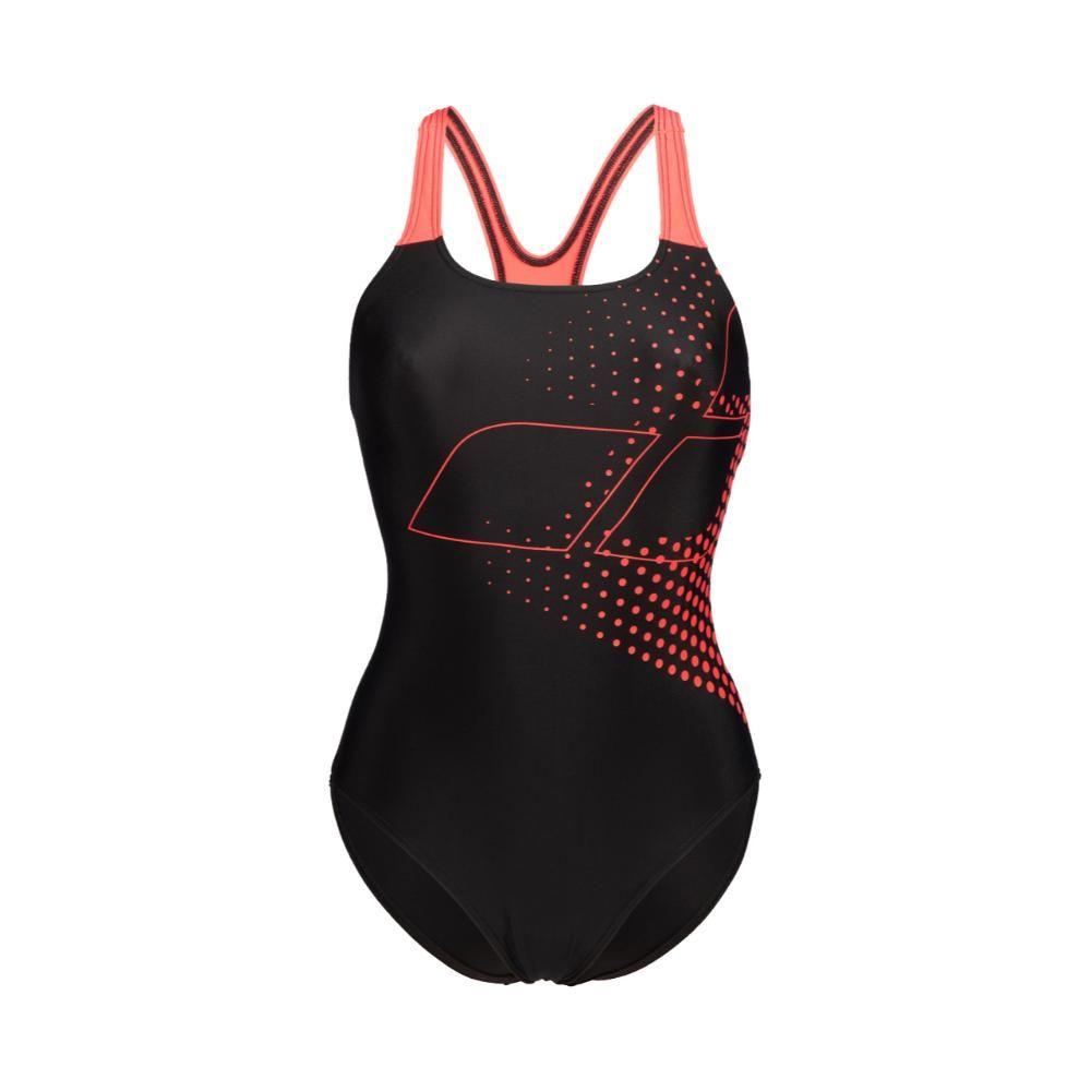 Traje De Baño De Una Pieza Mujer Pro Back Log  Negro Arena-0