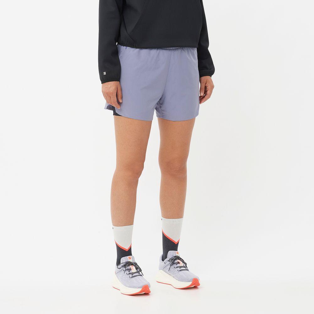 Short Mujer Shkout Core 2In1 Shts 4 W Az Salomon-0