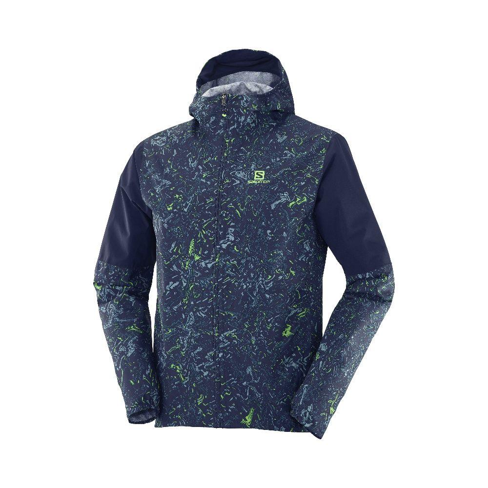 Chaqueta Hombre Essential 2.5L Waterproof Azul Salomon-0