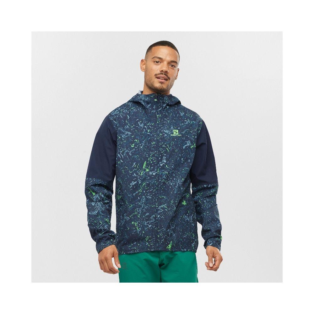 Chaqueta Hombre Essential 2.5L Waterproof Azul Salomon-7