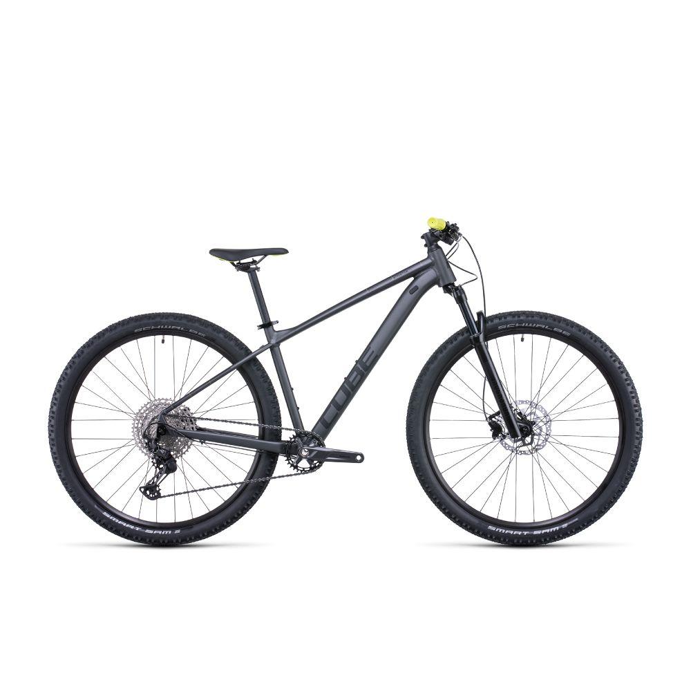 Bicicleta Attention Grey´N´Lime Cube-0