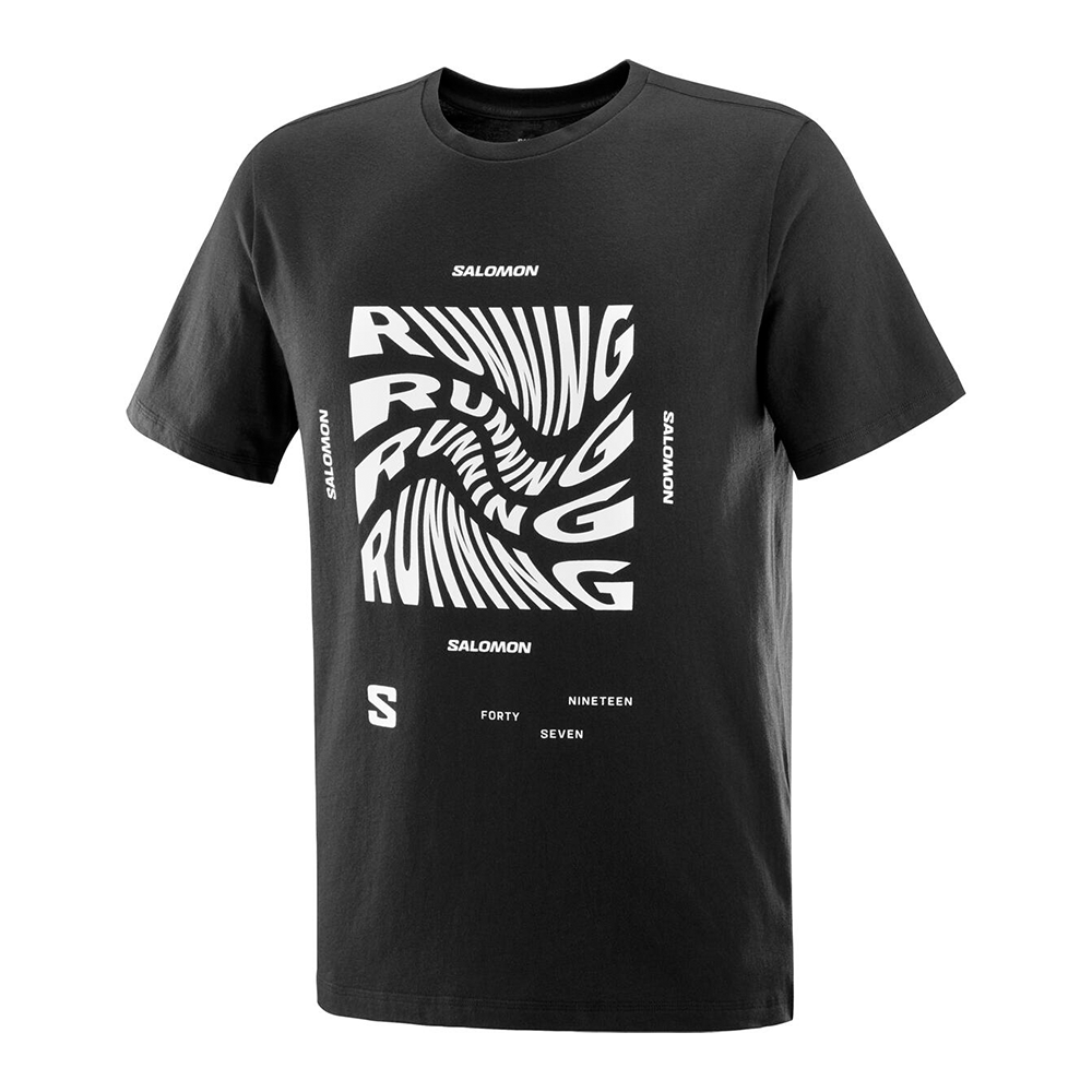Polera Hombre Running Graphic Ss Ne Salomon-0
