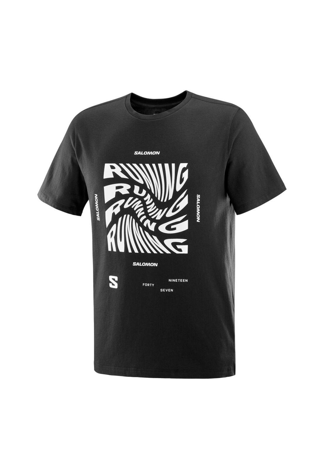 Polera Hombre Running Graphic Ss Ne Salomon-4