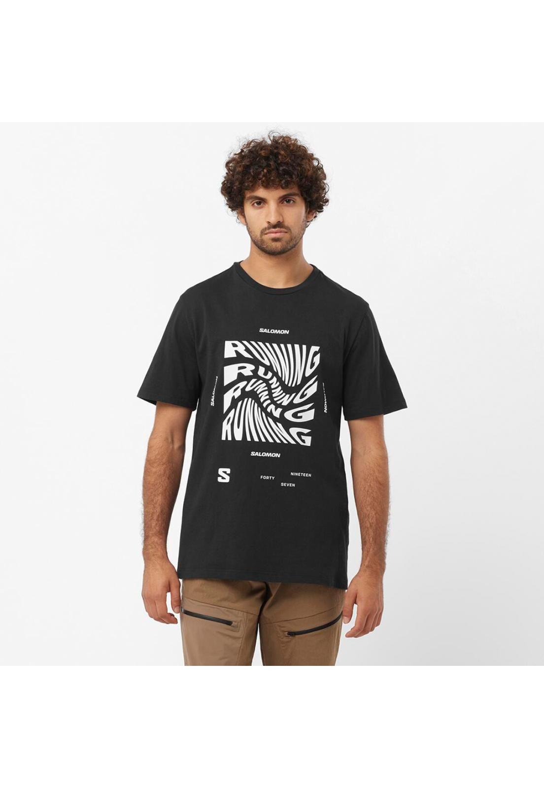 Polera Hombre Running Graphic Ss Ne Salomon-5