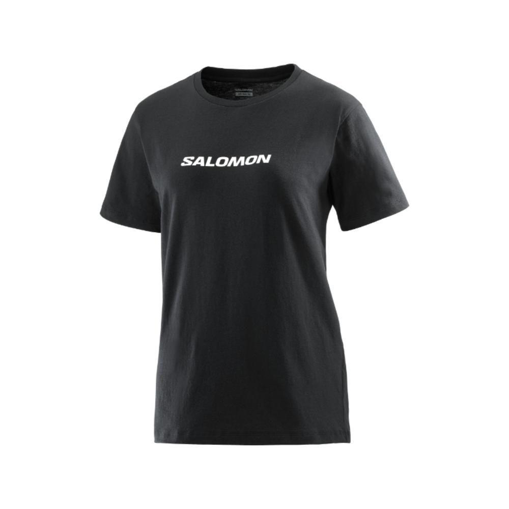 Polera Mujer Logo Ss Negro Salomon-2