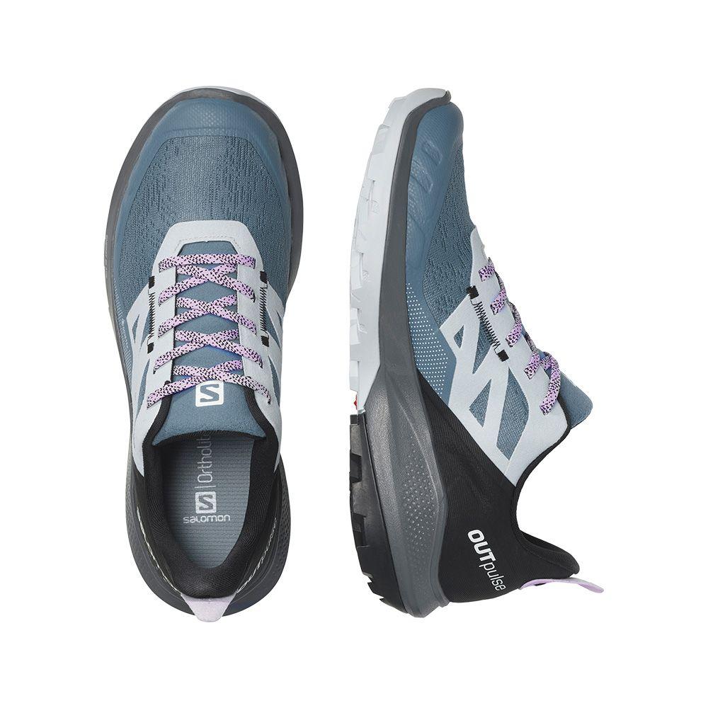 Zapatilla Mujer Outpulse Gore-Tex W Azul Salomon-7