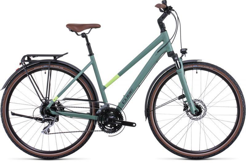 Bicicleta Touring Trapeze Green´N´Sharpgreen Cube-0