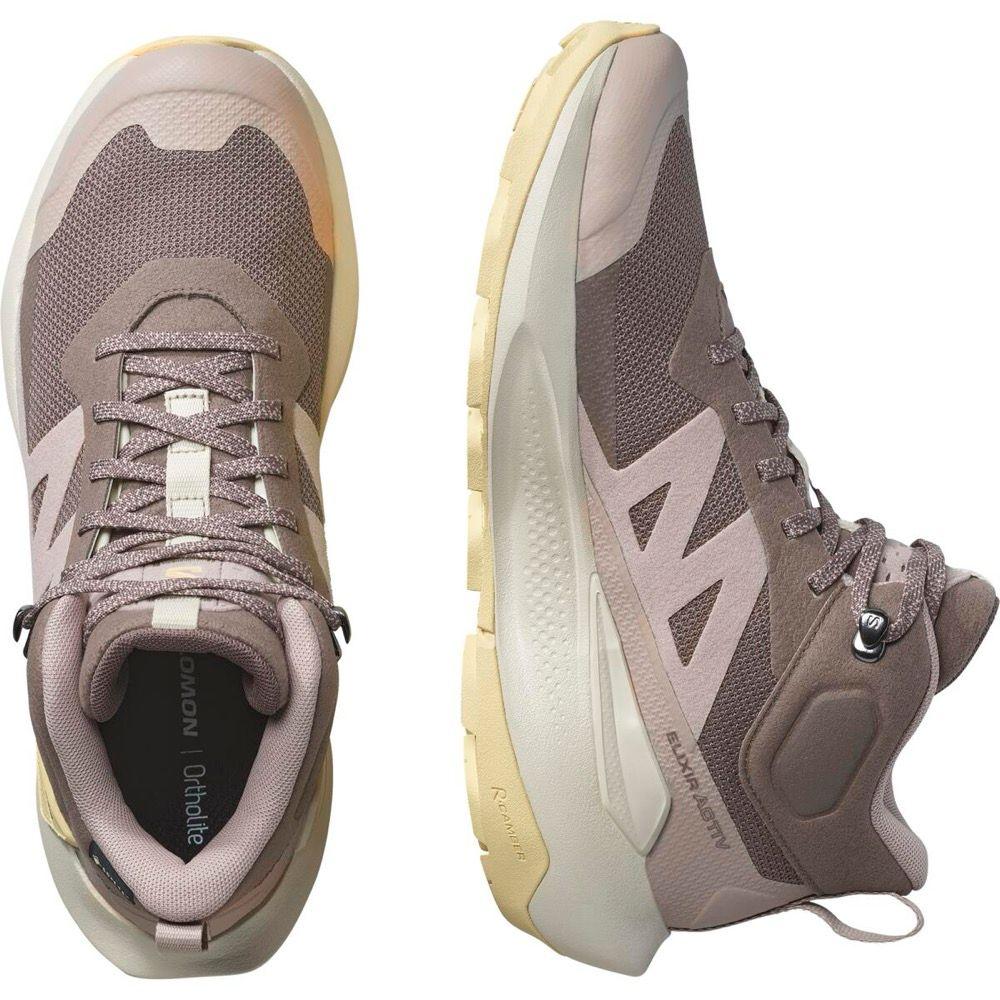 Zapatilla Mujer Elixir Activ Mid Gore-Tex Ir Salomon-5