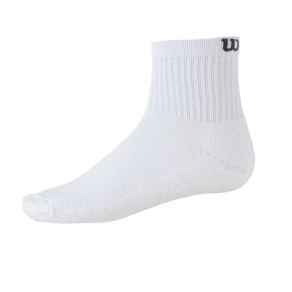 Calceta Hombre Corta Tenis Blanco Pack X3 Wilson-0