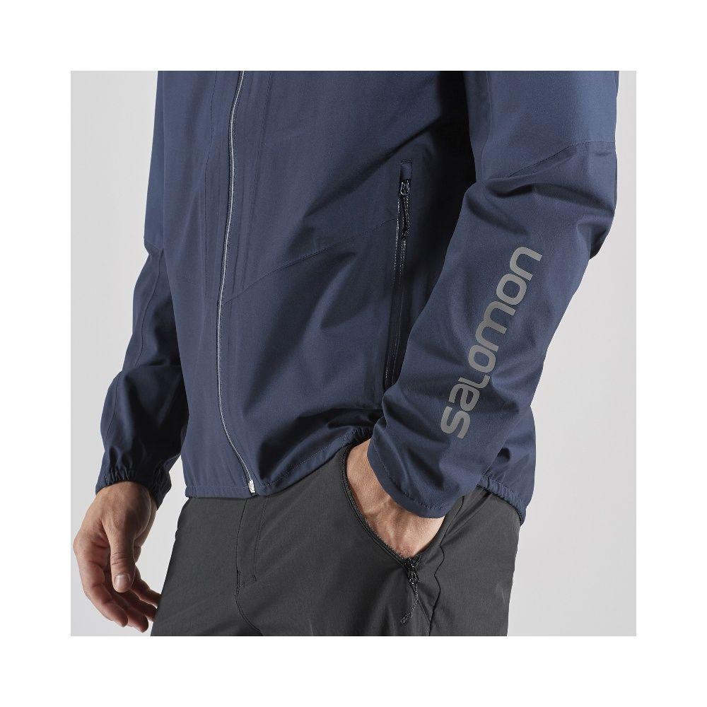 Chaqueta Hombre Outline Azul Salomon-2