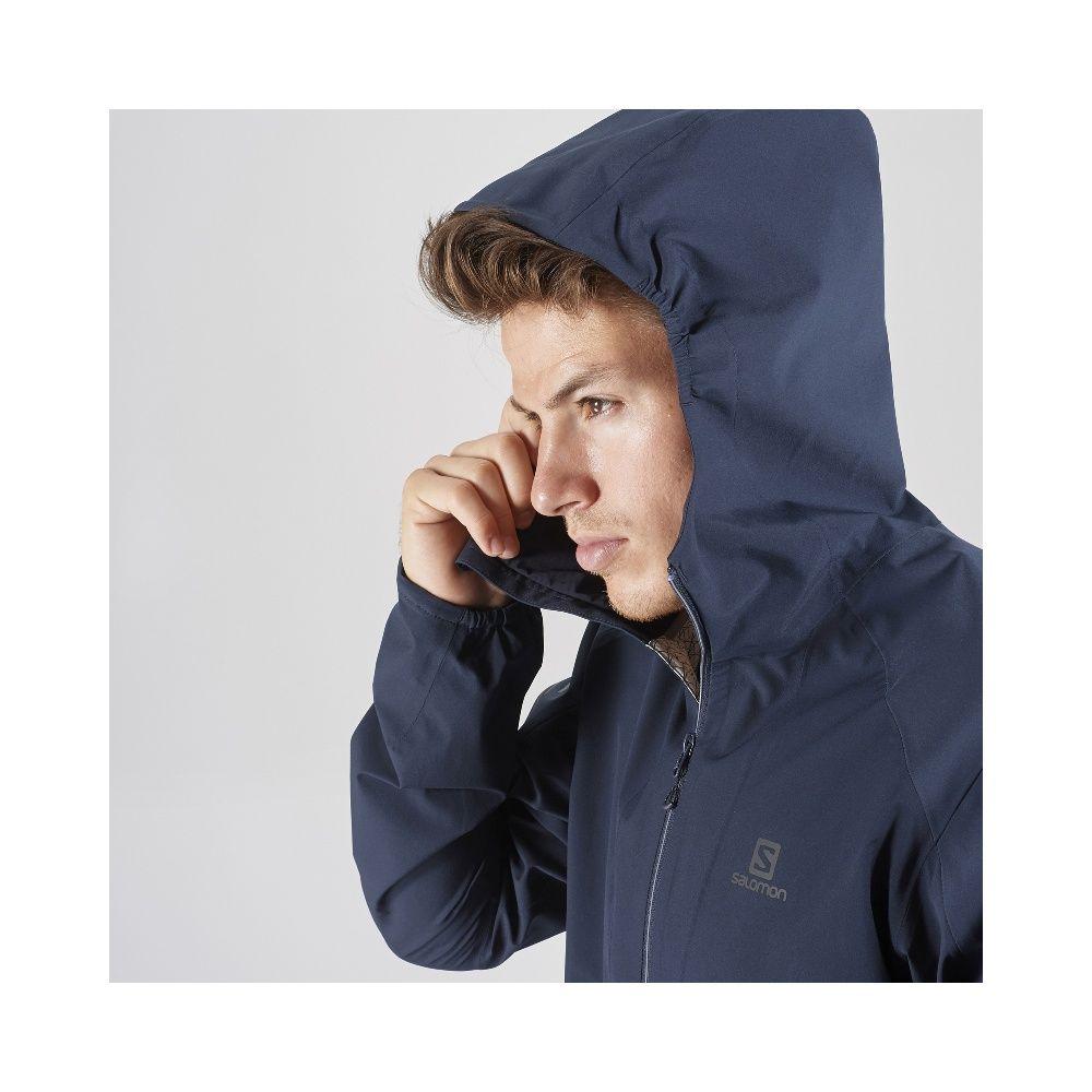 Chaqueta Hombre Outline Azul Salomon-3
