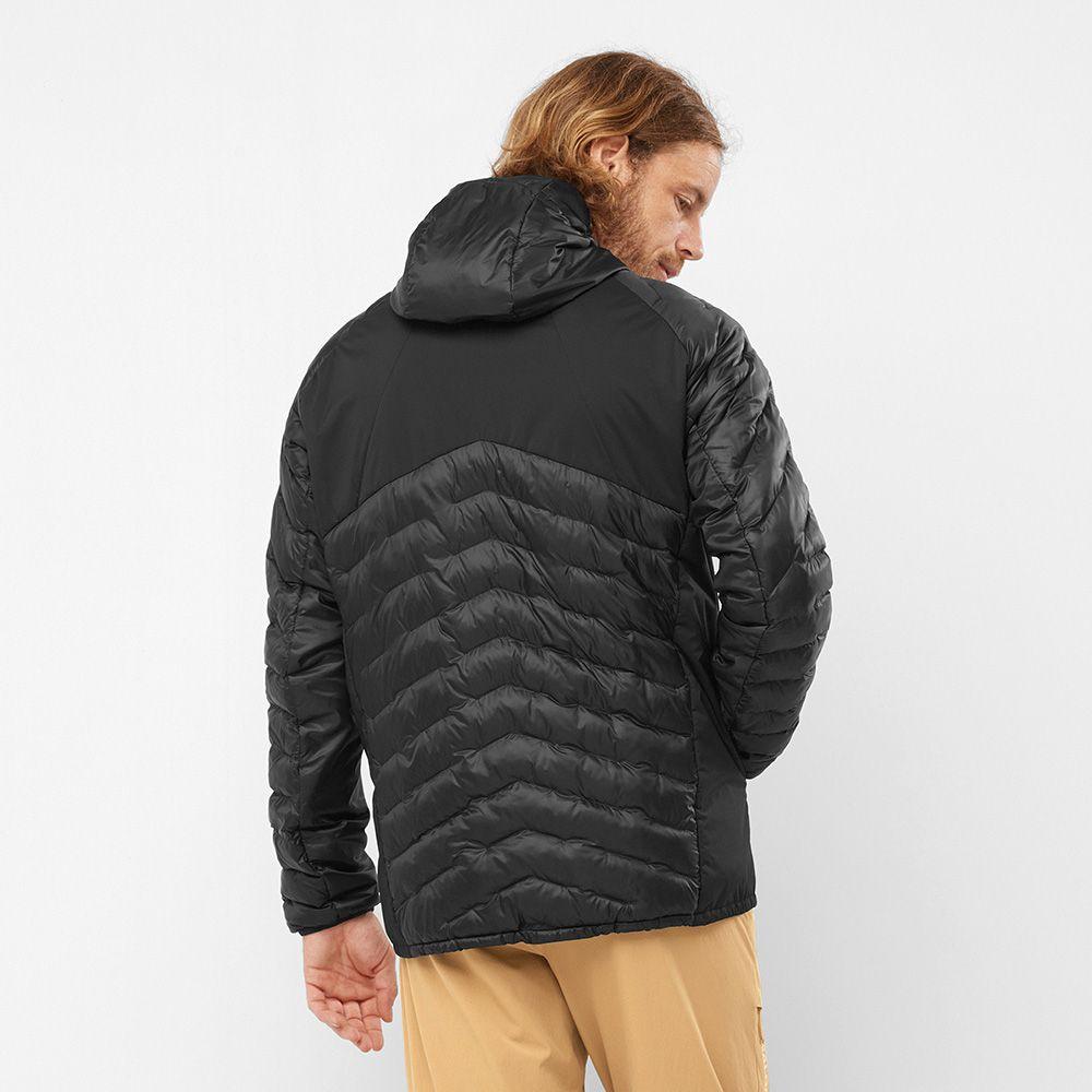 Chaqueta Hombre Outline Primaloft Hdy M Deep Black Salomon-2