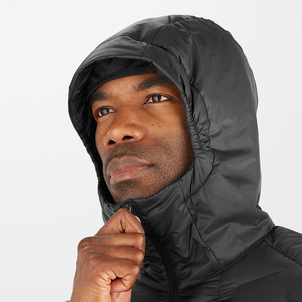 Chaqueta Hombre Outline Primaloft Hdy M Deep Black Salomon-3
