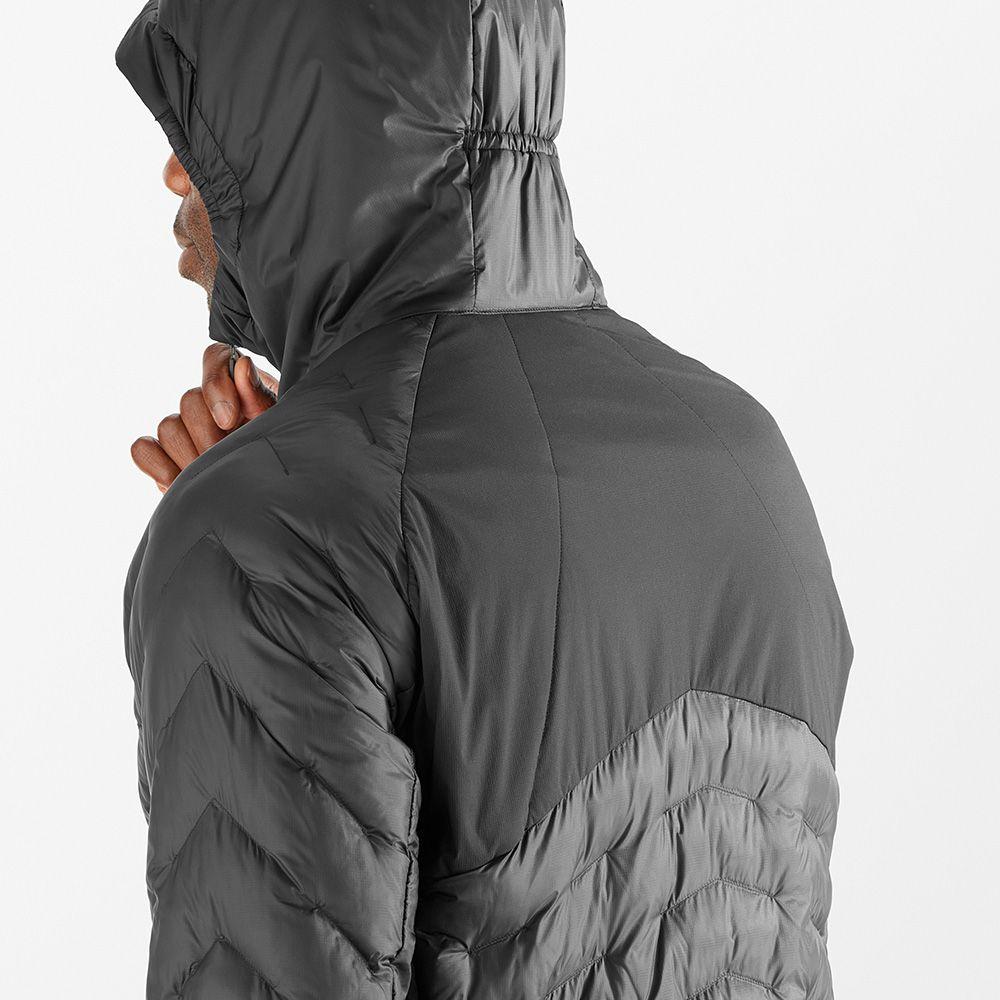 Chaqueta Hombre Outline Primaloft Hdy M Deep Black Salomon-4